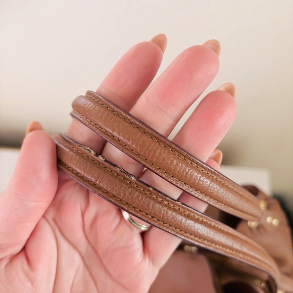 Coach Edie 31 Pebbled Leather Shoulder Bag 57125 - Picture 7 of 16